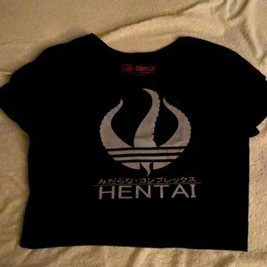 Hentai Tentacle Crop Top
